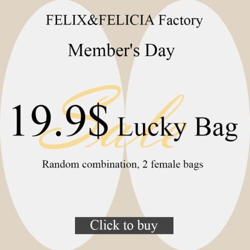 FELIX FELICIA Factory 19.9$ Lucky Bag Two Pu Women Fashion Handbag Messenger And Crossbody Bag Shoulder Bag