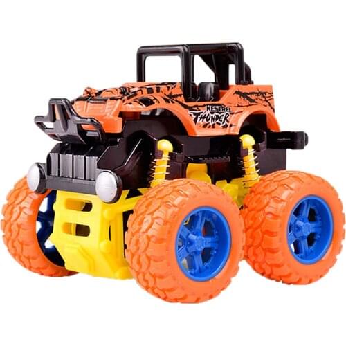 Friction Powered Monster Truck Inertia Car Big Tire Wheel Truck Toy, Birthday Gift For Kids Children
