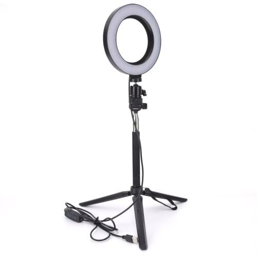 Hot sale 6" LED Ring Light Dimmable USB 5500K Fill Lamp Photography Phone Video Live