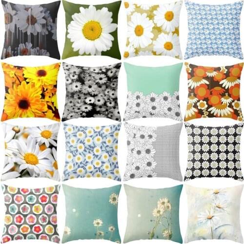 Square Pillow Case 45*45 Pillow Slip Throw Pillowcases Decorative Pillows Pillow Cushion Cover Home Car Sofa Bed Pillow Covers