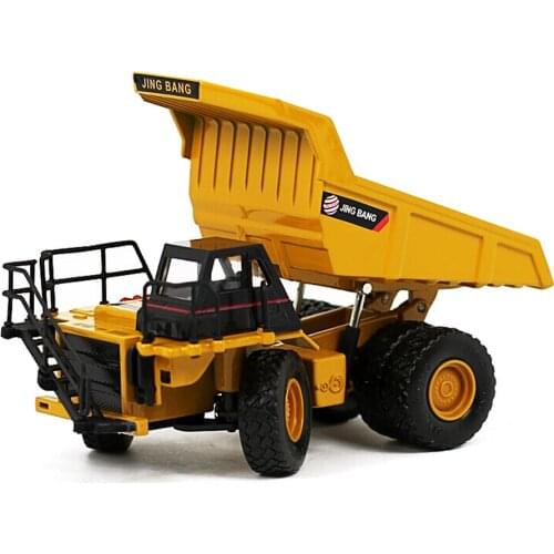 TANG DYNASTY (TM)1:60 Alloy Mining Truck Model Die-Cast Vehicle with Driver Engineering Vehicles Car Toy Model