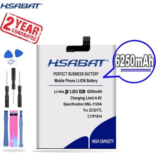 New Arrival [ HSABAT ] 6250mAh C11P1614 Replacement Battery for Asus Zenfone Pegasus 3s Max ZC521TL X00GD