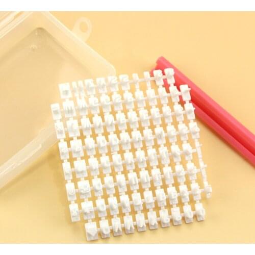 Fondant Plastic Mold Plastic Cake Alphabet Letter Biscuit Symbol Cookie Decorating Cutter Cooking Decoration Tools