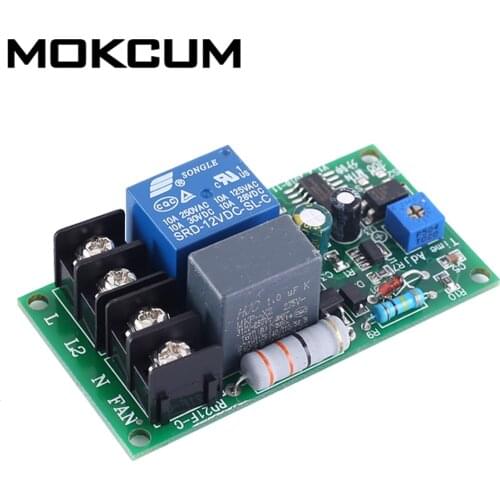 AC 220V 30s Delay Relay Module Adjustable Power OFF Delay Circuit