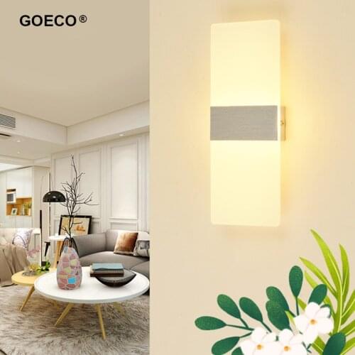 Led Modern Wall Lamp Acrylic Wall Light For Living Room Bedroom Corridor Sconce Home Nordic Indoor Lamp Decorative Lighting