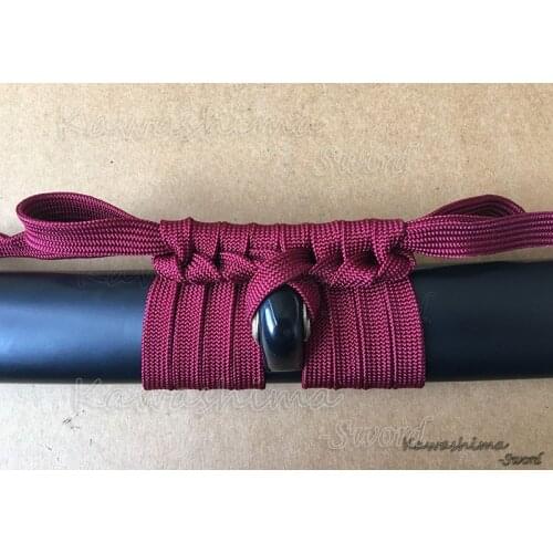 Wine Red Sageo Superior Quality Wool Material Rope Wrapping Cord FOR Japanese Samurai Sword Brand New