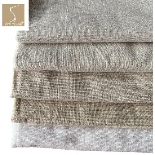Vintage Zakka Medium Weight Pure Linen Evenweave Fabric Natural Linen Hand Embroidery Sewing Patchwork Home Craft Fabric