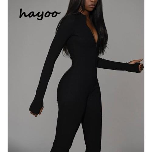 New Fitness sports jumpsuit for women long-sleeved high-waist zipper V neck slimming personal casual buttock lift jumpsuit