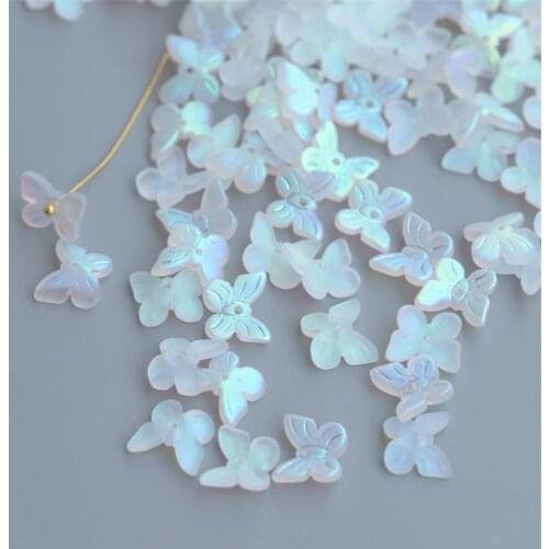 30pcs 10mm Sprinkles Gold Hairpin Materials Mini Butterfly DIY Craft Supplies Classical Hair Accessories Manual tassel Ornaments