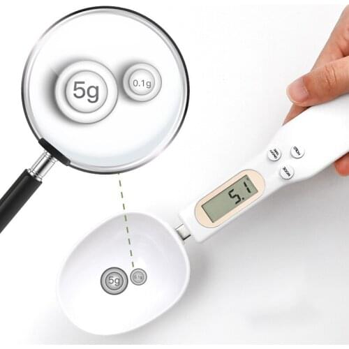 500g/0.1g LCD Display Digital Kitchen Measuring Spoon Electronic Spoon Scale Mini Kitchen Tool Scales for Baking