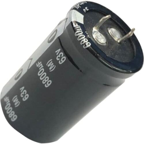 63v6800UF volume 25x50mm Aluminum electrolytic capacitors 63v6800UF