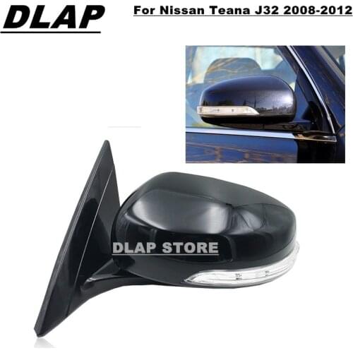 Auto Exterior Rearview Mirror Assy For NISSAN TEANA J32 2008 2009 2010 2011 2012 Outer Side Mirror Assy Base Color
