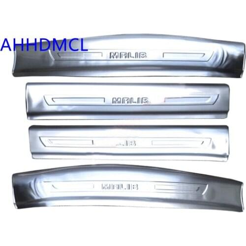 Car Welcome Pedal Threshold Strip Door Sill Strip For Chevrolet Malibu 2012 2013 2014 2015 2016 2017 2018 2019