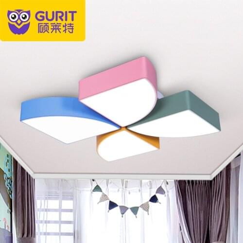 Childrens bedroom ceiling lamp simple creative cartoon led boy girl room lighting