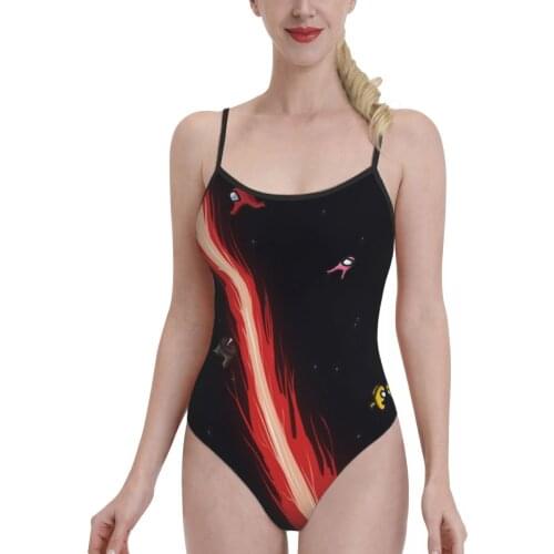 Women 2021 Exotic Bikini Impostor Sus Sussy Amogus Women Swimsuit One-Piece Swimwear Hot Game Kawaii Women bathing suit SwimSuit