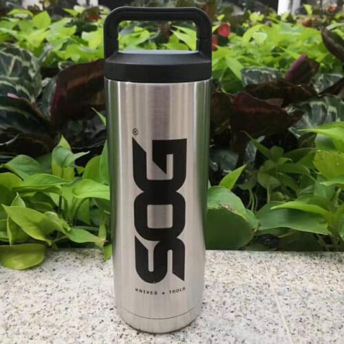 United States SOG Sorg Travel Cup Portable Drinking Hot Water Mug Portable Cover Portable 304 Stainless Steel Vacuum