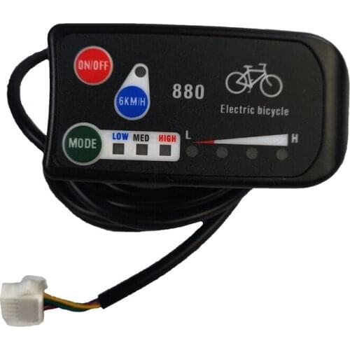 Electric Bicycle Display 24V 36V 48V Ebike Intelligent Control Panel Lcd Display LED880 Waterproof for KT Controller