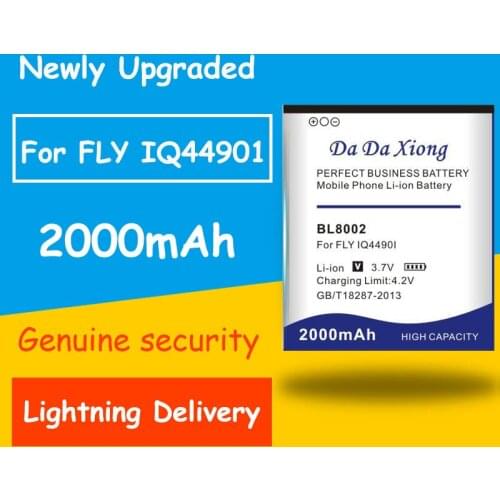 Hot Selling Battery 2000mAh BL8002 bl8002 Li-ion Phone Battery for FLY IQ4490I Mobile Phone Batterie Rechargeable