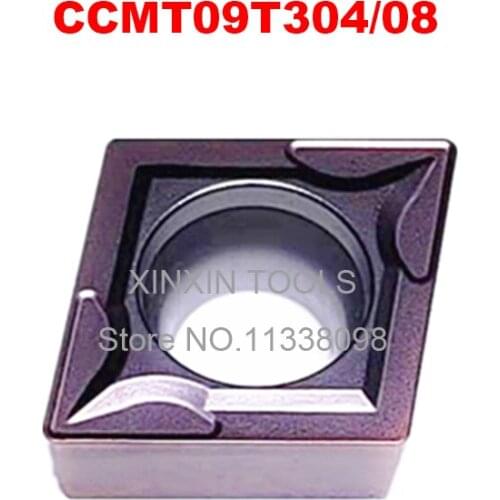 10pcs CCMT09T304 CCMT09T308 Stainless steel Carbide Insert CCMT Internal Turning Tool CNC Blade Cutter Lathe For -SCLCR09