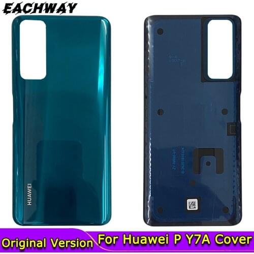 For Huawei P Smart 2021 Y7A Battery Cover Door Housing Case Glass Cover For Huawei P Smart 2021 Y7A Back Battery Cover