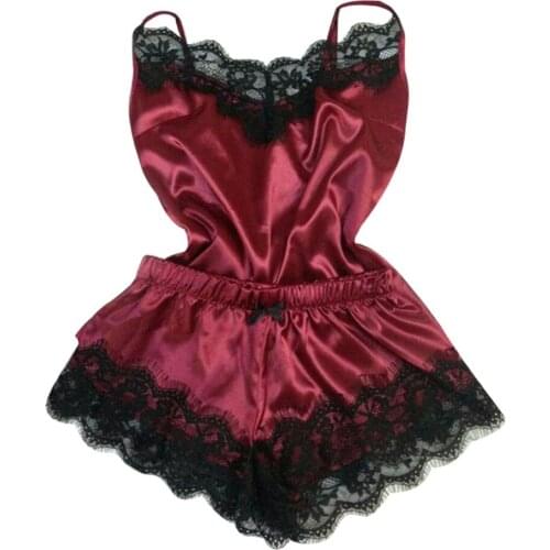 Fashion Women Pajama Sexy Lingerie Pijama Lace Sleepwear Lingerie Temptation Womens Underwear Pyjamas Nightdress Pajama Sets