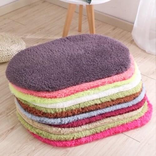 Soft Water Absorption Bath Mats Non-slip Bathroom Carpets Memory Foam Bath Rug Solid Color Rectangle Toilet Floor Doorway Rugs