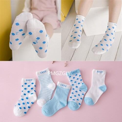 5 pair lot baby socks autumn spring childrens cotton socks student socks floor Socks boys and girls multi-color sock