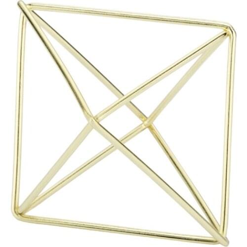 Simple Mini Iron Flower Stand Succulent Flower Shelf Flower Pot for Desktop Balcony Decoration JDH88