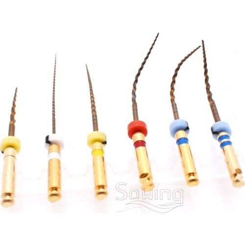 Dentistry Tools VDEYA Niti Rotary Flexi TC Files Golden Glider Files Engine Use Heat Activation Dental Instruments 6pcs per kits