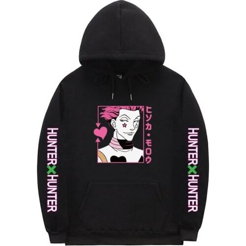 Hunter X Hunter Hoodies Men Women Long Sleeve Sweatshirt Killua Zoldyck Anime Manga Hoodies Kawaii Tops Clothes