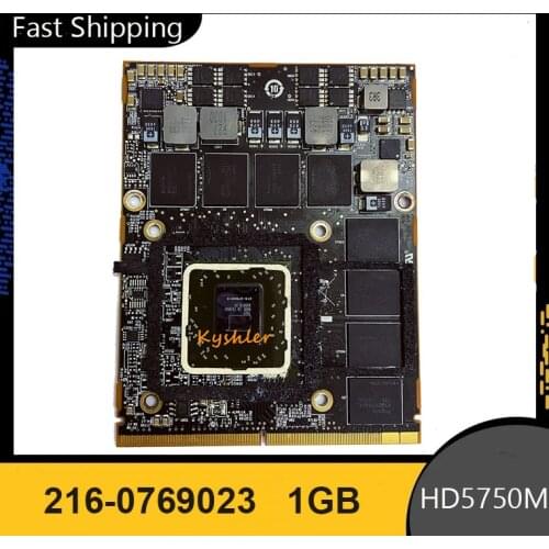Original HD5750 HD5750M 1GB Video Graphic Card GPU For iMac 27" 2010 A1312 Working Perfectly 216-0769034 216-0769023 216-0769010