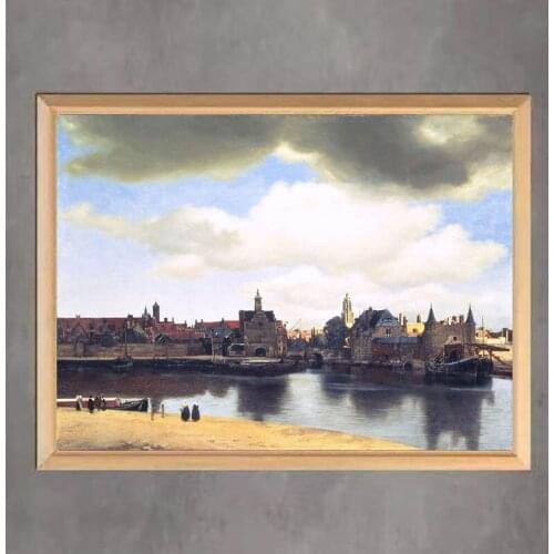 World Famous Painting"View Of Delft" 5D DIY Diamond Painting Johannes Vermeer Series Home Decor
