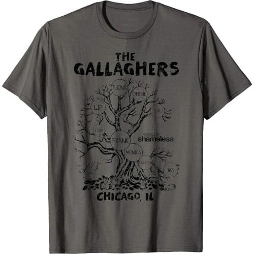 Shameless Gallagher Family Tree T-Shirt Funny Vintage Gift For Men Women