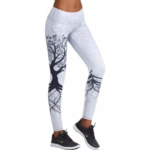 Full Printing Pants Women Clothing Ladies Fitness Legging Stretchy Trousers Skinny Leggings