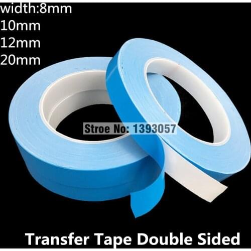 1pcs 8-20mmx25mx0.2mm high quality Transfer Tape Double Sided Thermal Conductive Adhesive tape for Chip PCB LED Heatsink
