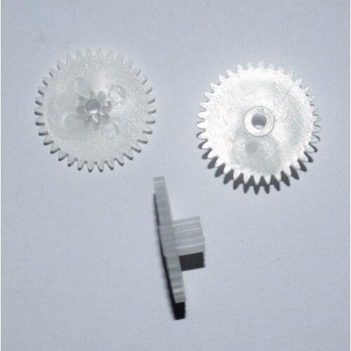 10/100pcs 34+8teeth hole2 OD18double plastic gears/reduction gear/yuanmbm/diy toy parts technology model rc car 34082B