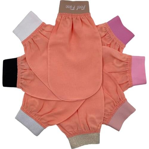 100% Turkish Silk Bath Mitt Body Glove Top Quality For Pure Skin Whitening Make-up Removal Body Cleansing For Spa Bath Shower