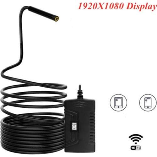 1920x1080P 5MP 5.5MM/8MM Wireless WIFI Endoscope Camera CMOS Borescope