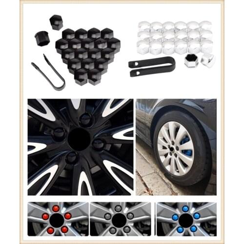 20pcs car wheel cover screw protector nut dustproof 17 19 21mm for Toyota VIOS LAND CRUISER PRADO COASTER highlander