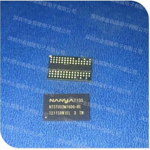 5pieces NT5TU32M16DG-BE DDR2 SDRAM NANYA BGA