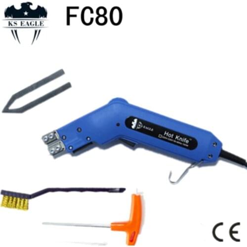 80 W Electric Knife Hot Cutter Set With Suitcase For Cutting And Grooving Foam insulation board extruded board