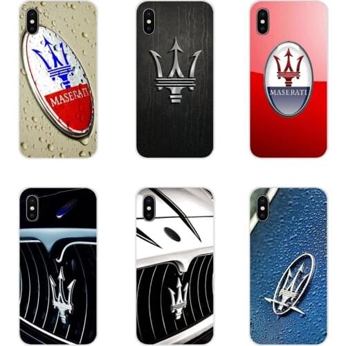 Accessories Phone Shell Covers Maserati Car Logo For Samsung Galaxy S3 S4 S5 Mini S6 S7 Edge S8 S9 S10 Lite Plus Note 4 5 8 9