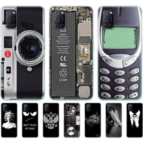 For OPPO A52 Case A92 A72 Case 6.5" Silicon Soft TPU Back Phone Cover For OPPO A 52 72 92 Case OPPOA92 OPPOA72 OPPOA52 Case Bag