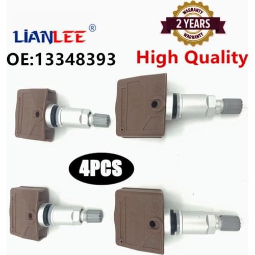 4 PCS 13348393 TPMS Sensor For Opel Zafira C Astra Insignia Tire Pressure Sensor For Opel Ampera C hevrolet Volt Car accessories