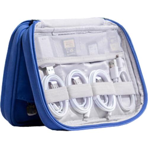 Travel Cable Organizer Bag Digital Storage Bags USB Gadgets Cables Wires Charger Power Bank Battery Zipper Case Accessories