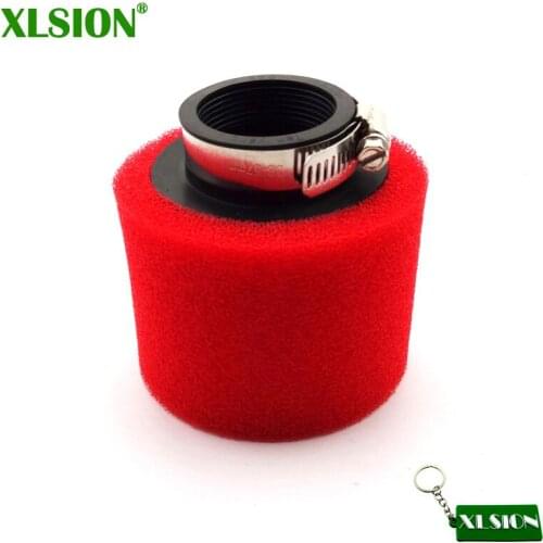 XLSION 42mm Sponge Foam Air Filter Cleaner Straight Neck For ATV Quad Pit Dirt Bike Buggy Go Kart Motorbike Motorcycle