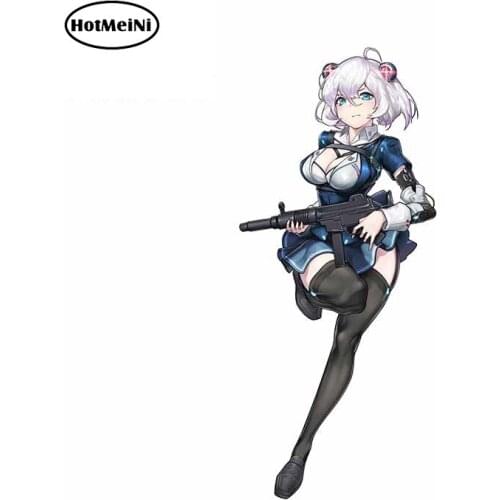 HotMeiNi 13cm x 5.8cm For Girls Frontline Car Stickers Bumper Decal Vinyl Material Motorcycle Car Window For JDM SUV RV