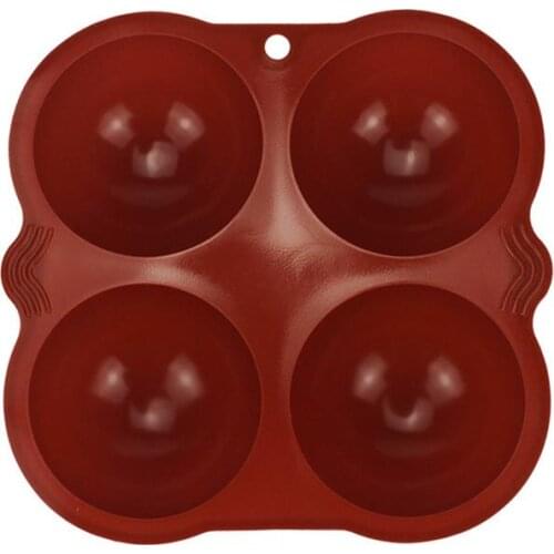 Kapmore 1pc Food Grade Silicone Chocolate Mold DIY 4 Cavities Jelly Mold Pudding Molds DIY Baking Tools Accessories