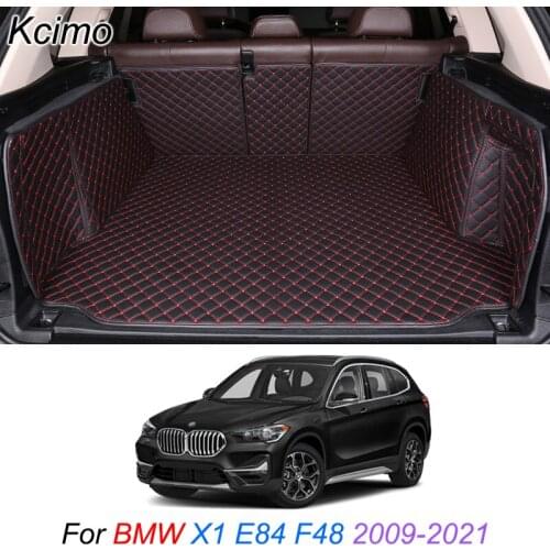 The Trunk Floor Leather Liner Car Trunk Mat Cargo Compartment Floor Carpet For BMW X1 E84 F48 2009-2021