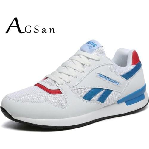 AGSan Leather Casual Shoes Men Fashion Couple Sneakers Spring Summer Trainers Lace Up Lovers Footwear Gray Comfortable Flats